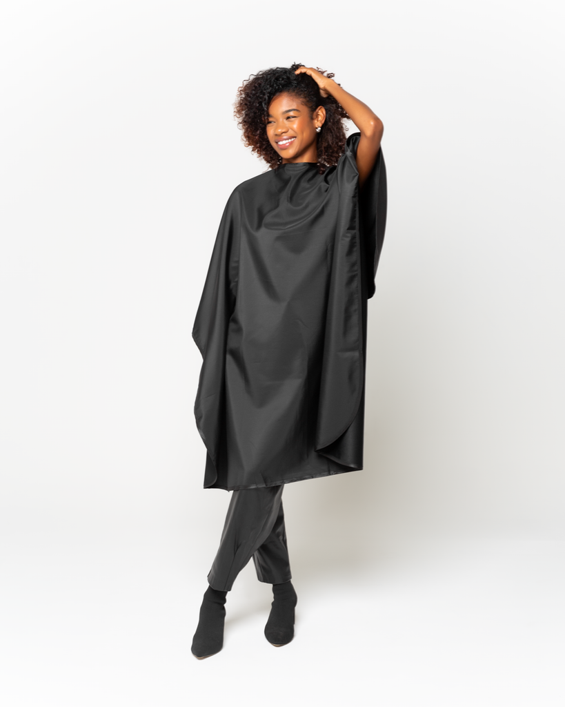 Sale Exclusive: Black Premium Water Proof Silkarah Cutting Cape