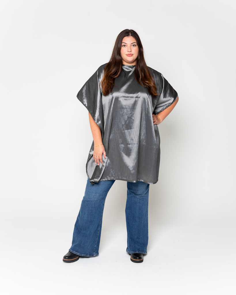 Sale Exclusive: Charcoal Premium Water Proof Silkarah Cutting Cape